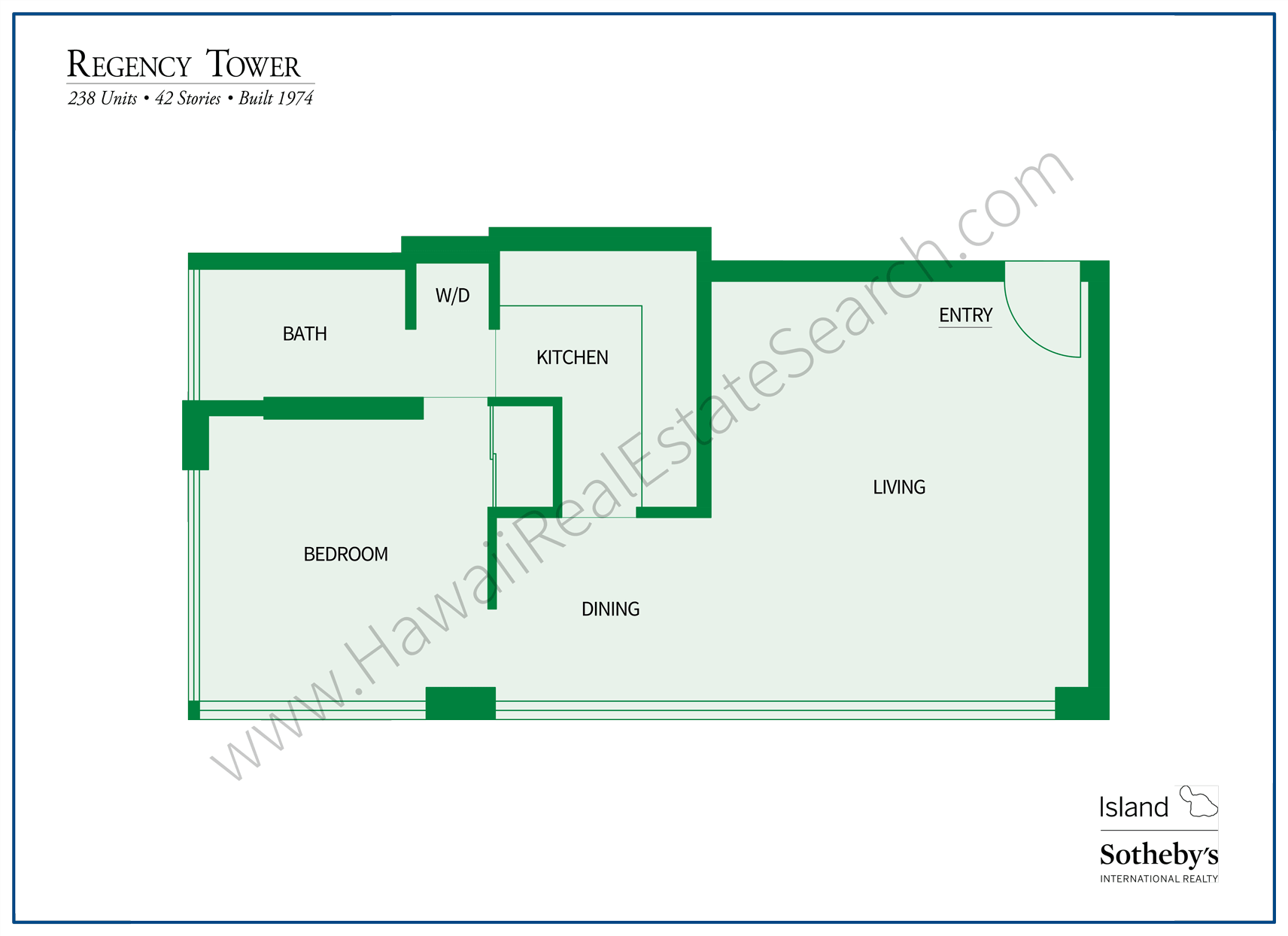 Oahu Regency Tower Floor Plan